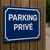Panneau signalétique Parking privé – Stationnement interdit