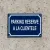 Panneau Parking Reserve A LA Clientele – Panneau parking
