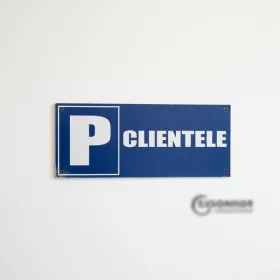Panneau Parking clientèle 220x90mm – Panneau parking