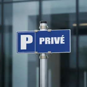 Panneau Parking privé 220x90mm – Panneau parking