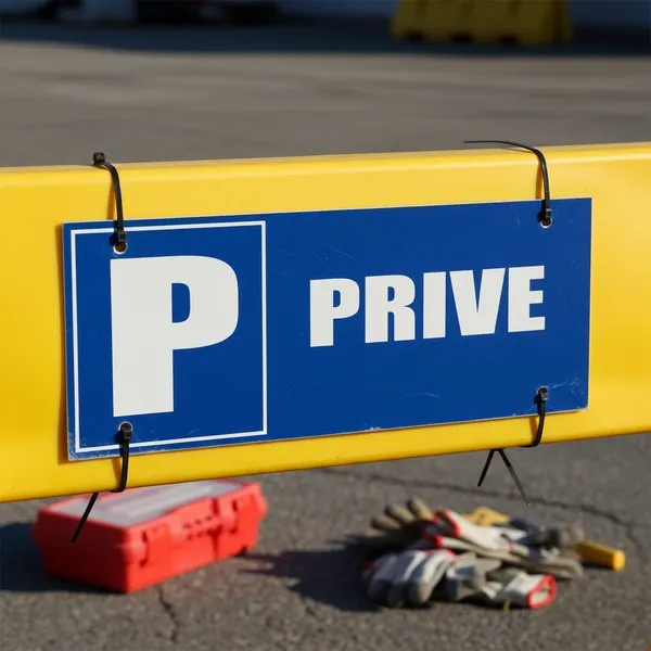 Panneau Parking privé 220x90mm – Panneau parking