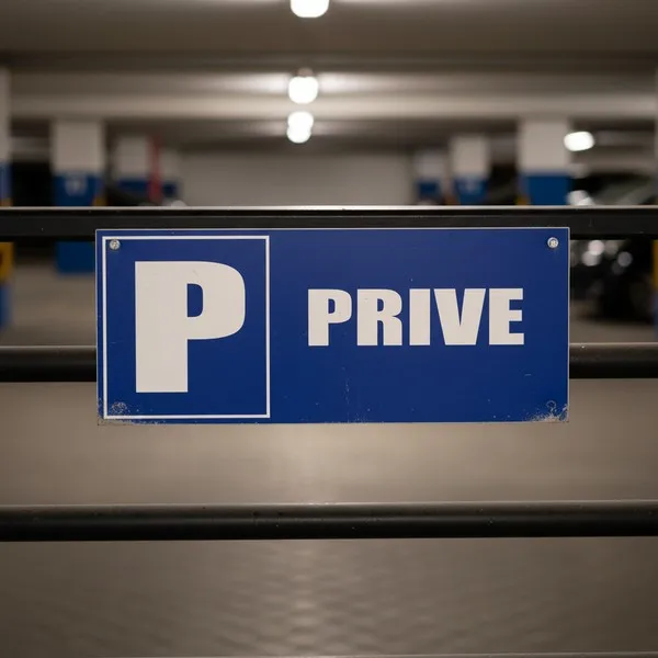 Panneau Parking privé 220x90mm – Panneau parking