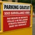 Panneau Parking gratuit sous surveillance vidéo – Panneau parking
