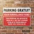 Panneau Parking gratuit sous surveillance vidéo – Panneau parking