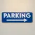 Panneau parking à droite PVC 3mm – Signalétique d’extérieur
