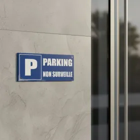 Panneau Parking non surveillé – Panneau parking