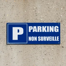 Panneau Parking non surveillé – Panneau parking
