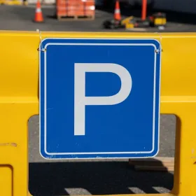 Panneau Parking privé alu - Signalétique stationnement interdit