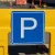 Panneau Parking privé alu - Signalétique stationnement interdit