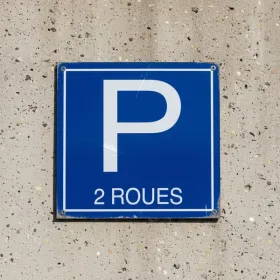 Panneau Parking 2 roues 500x500mm – Panneau parking
