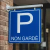 Panneau Parking non gardé – Panneau parking