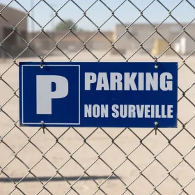 Panneau Parking non surveillé – Panneau parking