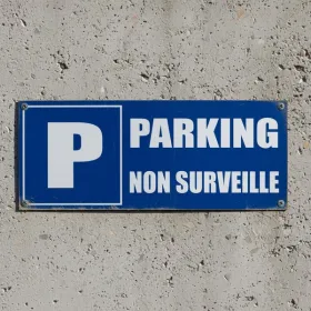 Panneau Parking non surveillé – Panneau parking