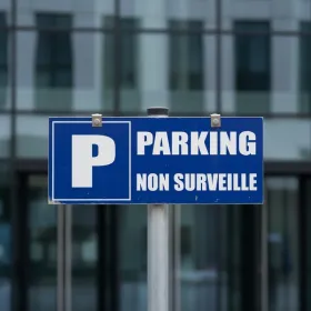 Panneau Parking non surveillé – Panneau parking