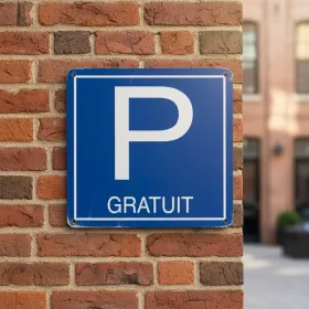 Panneau parking gratuit : Signalétique extérieure & Stationnement libre