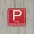 Panneau parking privé accès interdit – Signalétique extérieure