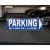 Panneau Parking : direction droite au fond de la cour