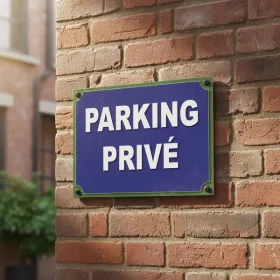 Panneau Parking privé accès réservé – Signalétique stationnement