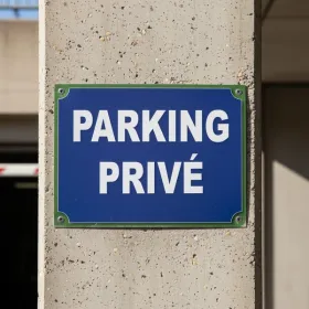 Panneau Parking privé accès réservé – Signalétique stationnement