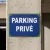 Panneau Parking privé accès réservé – Signalétique stationnement