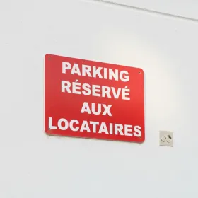 Panneau Parking réservé aux locataires – Panneau parking