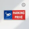 Panneau Parking Privé Sous Vidéosurveillance – Panneau