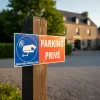 Panneau Parking Privé Sous Vidéosurveillance – Panneau