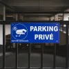 Panneau parking privé vidéosurveillance – sécurité parking
