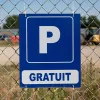 Panneau Parking gratuit aluminium extérieur – Stationnement