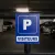 Panneau signalétique Parking réservé aux visiteurs – Accès parking