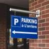Panneau Parking à l'arrière à gauche – Panneau parking