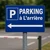 Panneau Parking à l'arrière à gauche – Panneau parking