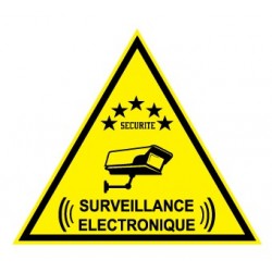 Etiquette dissuasive " surveillance électronique"