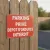 Panneau Parking privé dépot d'ordures Interdit – Panneau parking
