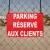 Panneau Parking réservé aux Clients – Panneau parking