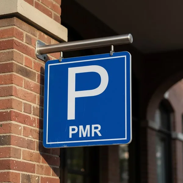 Parking Handicapé PMR – Panneau Stationnement Réservé