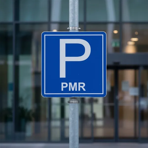 Parking Handicapé PMR – Panneau Stationnement Réservé