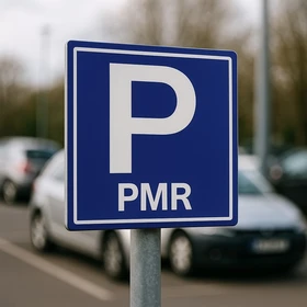 Parking Handicapé PMR – Panneau Stationnement Réservé