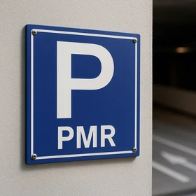 Parking Handicapé PMR – Panneau Stationnement Réservé