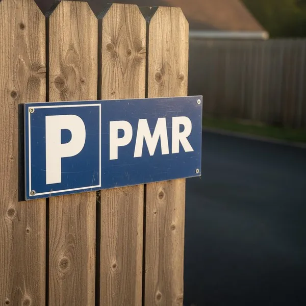 Panneau signalétique Parking PMR avec pictogramme handicapé