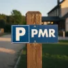 Panneau signalétique Parking PMR avec pictogramme handicapé