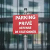 Panneau parking privé défense de stationner – Panneau parking