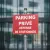 Panneau parking privé défense de stationner – Panneau parking