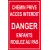Chemin privé accès interdit danger enfants roulez au pas-Panneau danger enfants-Panneaux Signalétiques