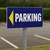 Panneau Parking Flèche Gauche | Signalétique Directionnelle
