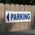Panneau parking flèche gauche – Signalisation directionnelle