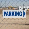 Panneau Parking Flèche Droite | Signalétique Accès Voiture