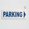Panneau Parking Flèche Droite | Signalétique Accès Voiture