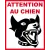 Attention au chien-Panneau attention au chien-Panneaux Signalétiques