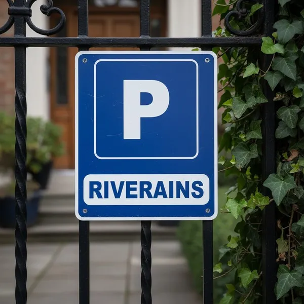 Panneau Parking riverains – Panneau parking